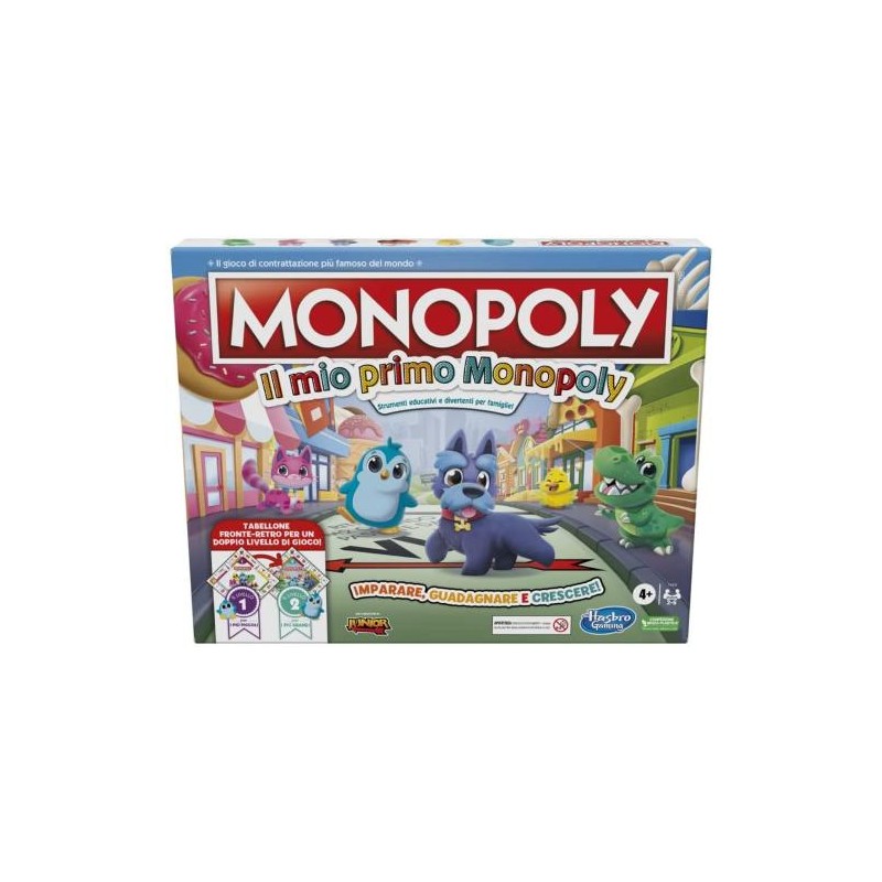 Hasbro F4436 - Il Mio Primo Monopoly