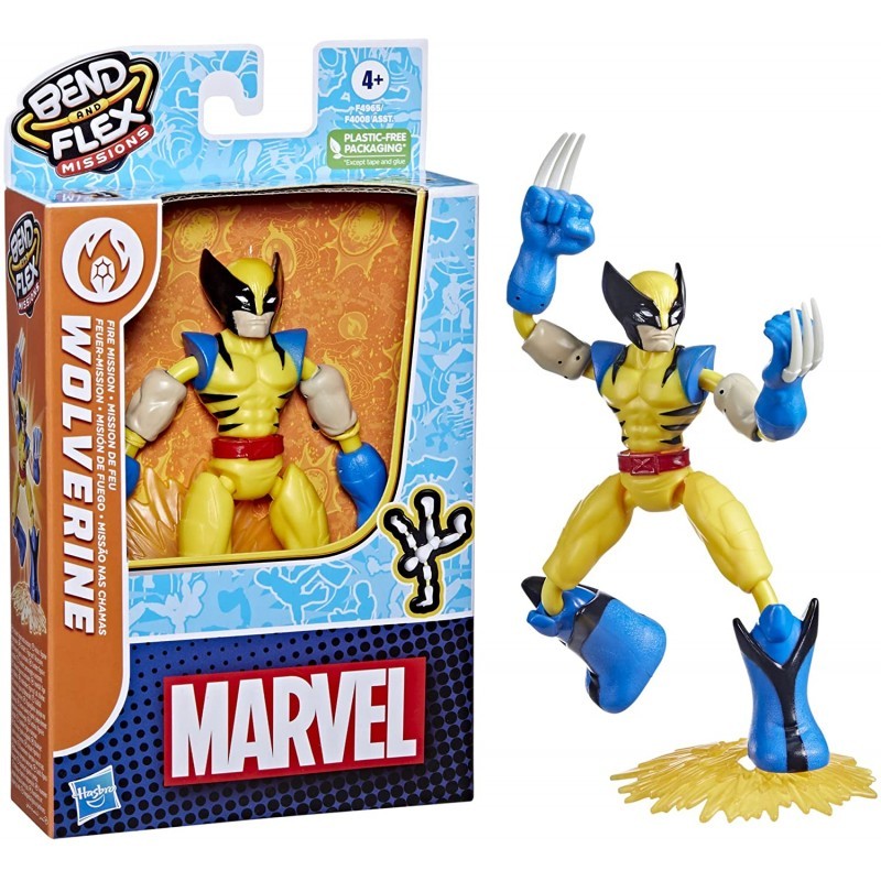 Hasbro F49655 - Avengers - Bend & Flex Wolverine