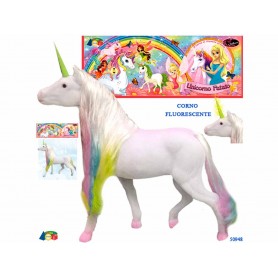 Ginmar 50948 - Busta Unicorno Criniera Arcobaleno