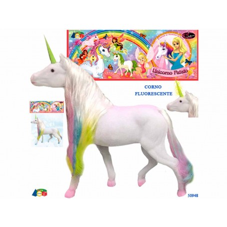 Ginmar 50948 - Busta Unicorno Criniera Arcobaleno