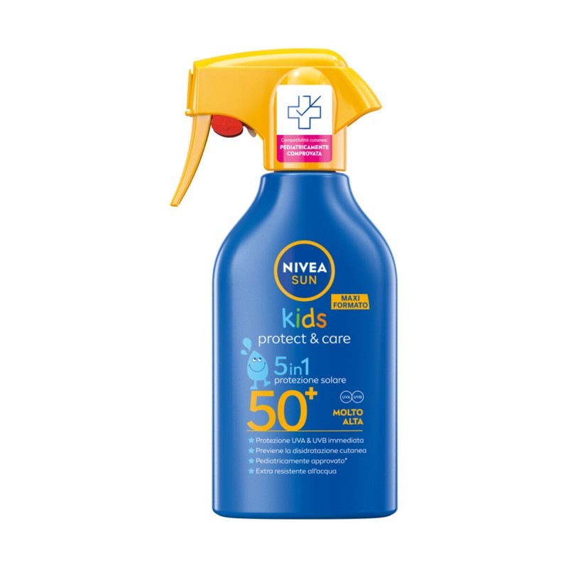 Nivea 98326 - Spray Solare Kids Protect & Care 270 ml FP 50