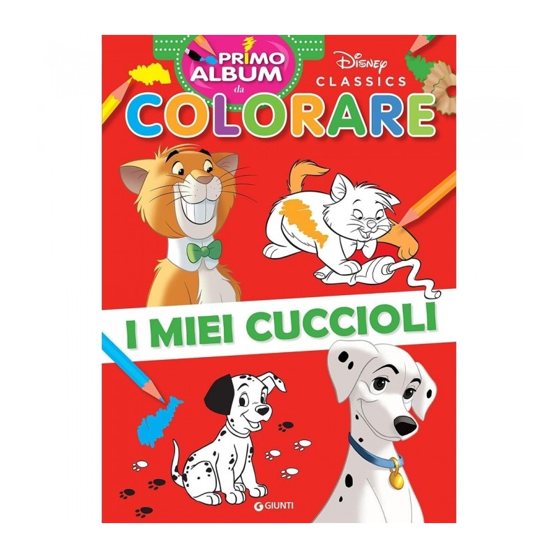 Giunti W0071A - Primo Album da Colorare Disney I Miei Cuccioli