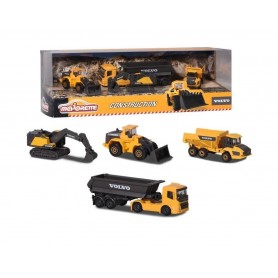 Simba 57287 - Majorette - Playset Volvo Construction Gift Pack