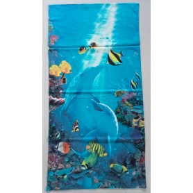 Fratelli Pesce 8446 - Telo Mare Cotone Stampa Digitale 75x150 cm Assortiti