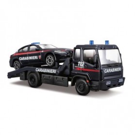 Burago 31424 - Carro Attrezzi Carabinieri con Auto Scala 1:43