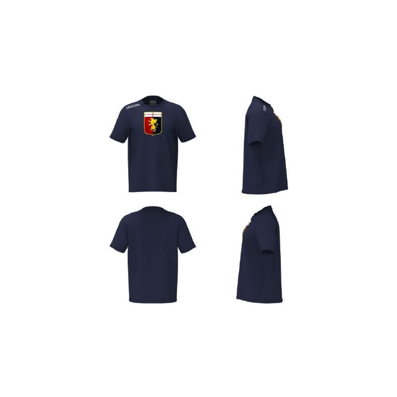 Kappa 6896 - T-Shirt Logo Genoa Grande Blue XL