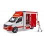 Bruder 2676 - Mercedes Benz Sprinter Ambulanza con Personaggio