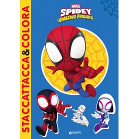 Giunti W04660 - Album Staccattacca e Colora Spidey