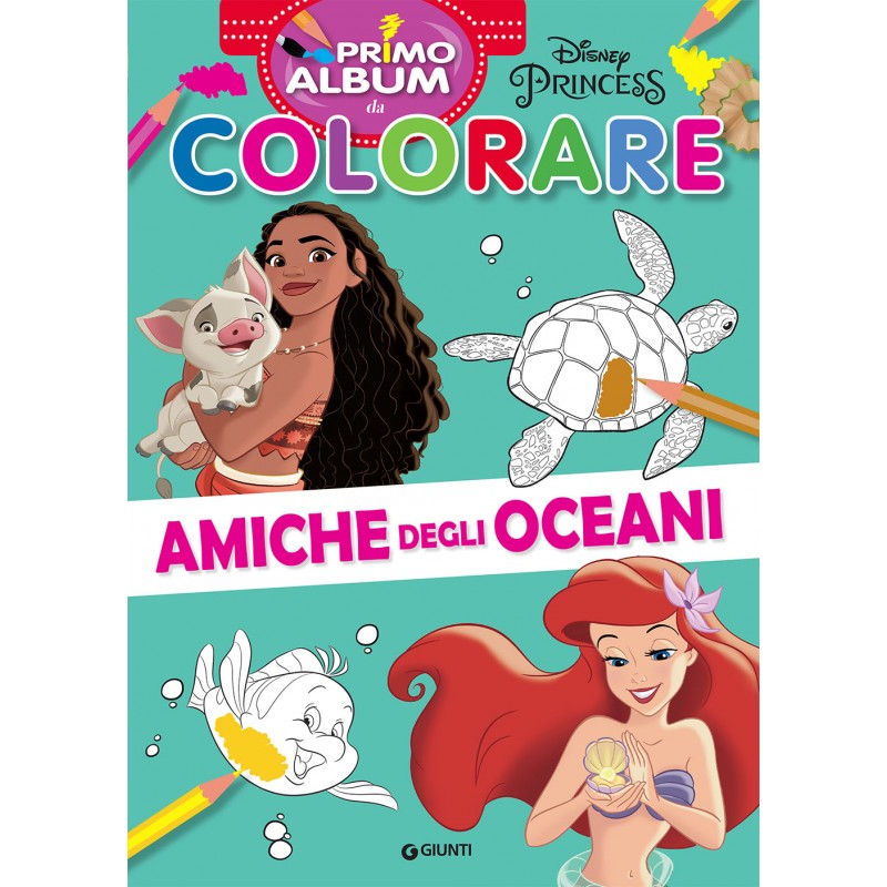 Giunti W0069A - Primo Album da Colorare Amiche degli Oceani