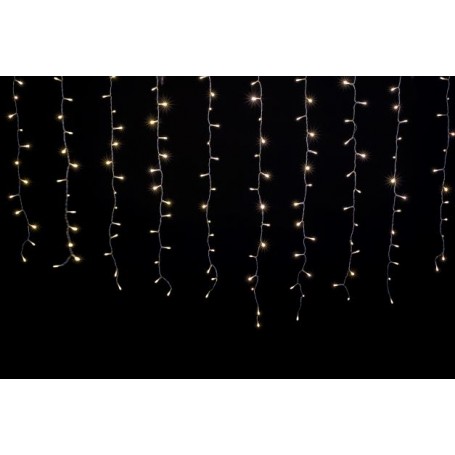 Fratelli Pesce 8447 - Tenda 200 Led Bianco Caldo Connettibile