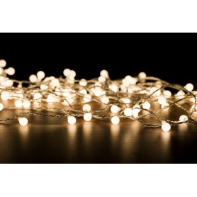 Fratelli Pesce 8449 - Catena 200 Led Con Sfera Opaca