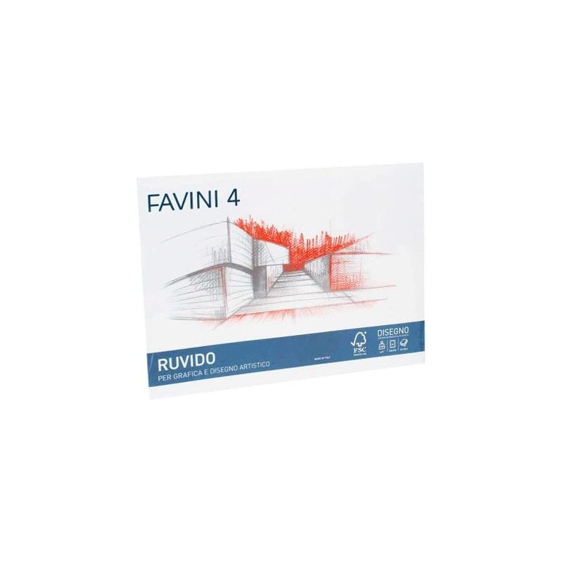 Favini 3110 - Blocco Disegno F4 33x48 Ruvido