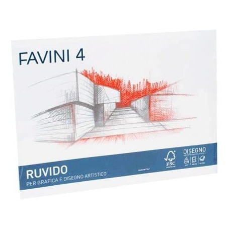 Favini 3110 - Blocco Disegno F4 33x48 Ruvido