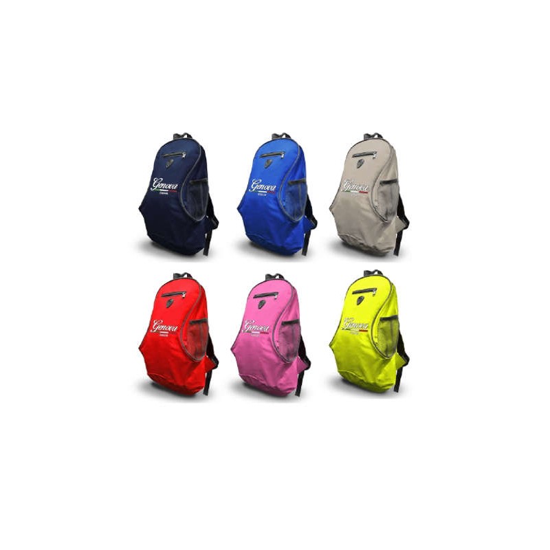 Genova 1066 - Zaino Sport Tempo Libero 30x37cm Genova 6 Colori Ass