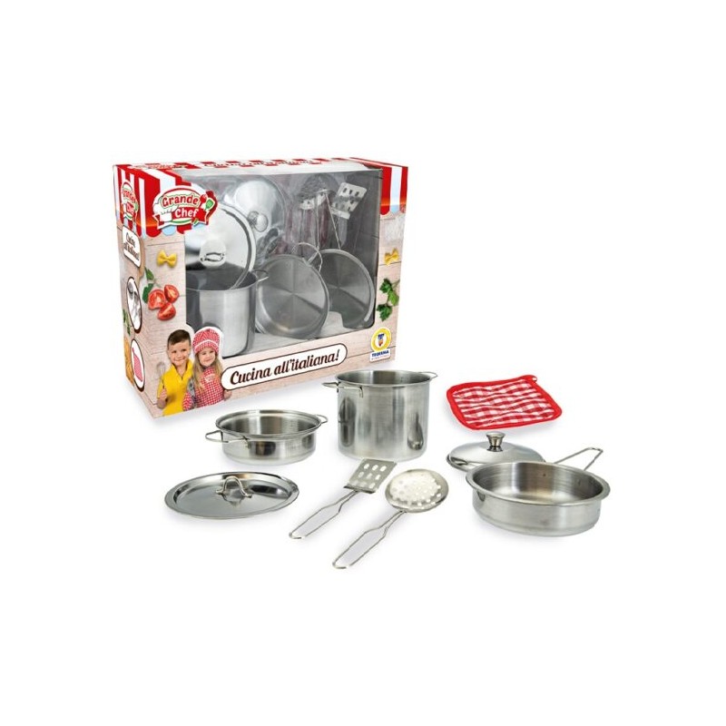 Teorema 67969 - Set Pentolini Metallo con Presina
