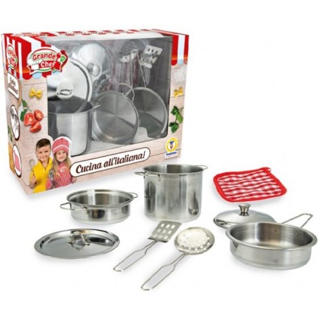 Teorema 67969 - Set Pentolini Metallo con Presina