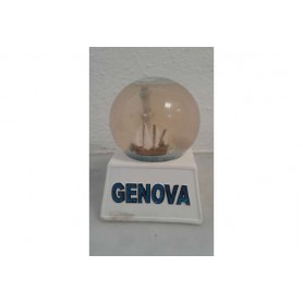 Genova 2908 - Bolla Resina Glitter D.6cm Genova Lanterna