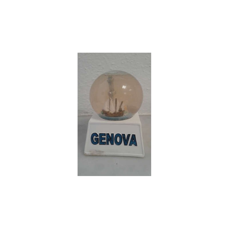 Genova 2908 - Bolla Resina Glitter D.6cm Genova Lanterna