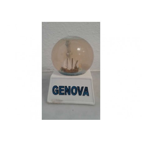 Genova 2908 - Bolla Resina Glitter D.6cm Genova Lanterna