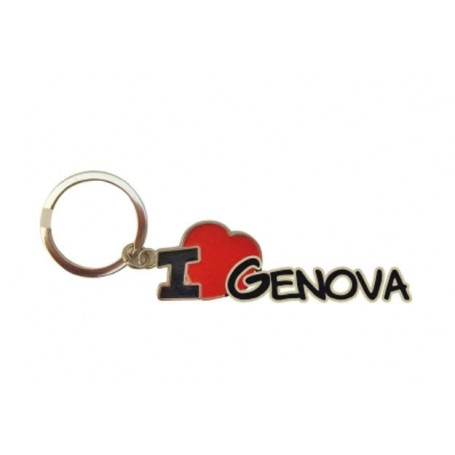 Genova 1686 - Portachiavi Souvenir I Love Genova