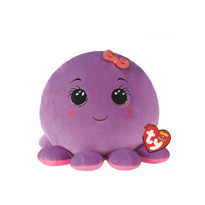 Ty 39242 - Squish-a-Boos - Cuscino Octavia Polpo 22 cm