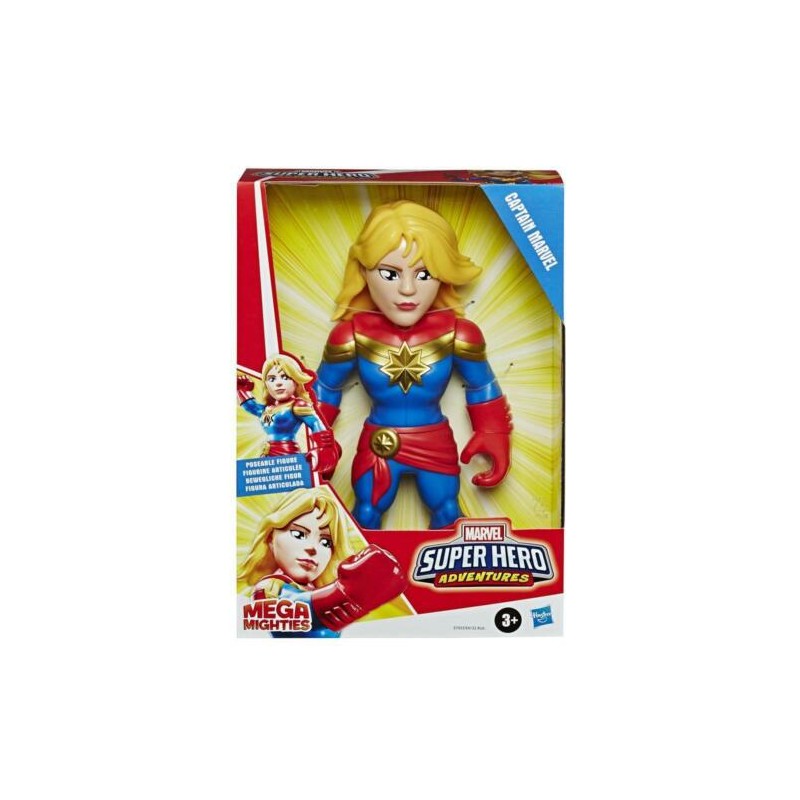 Hasbro E4132 - Super Heroes - Captain Marvel Mega Hero 25 Cm