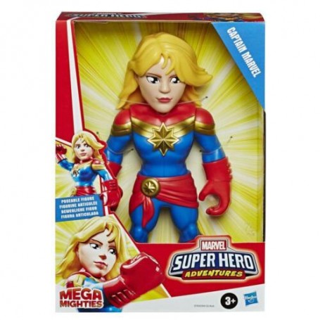 Hasbro E4132 - Super Heroes - Captain Marvel Mega Hero 25 Cm