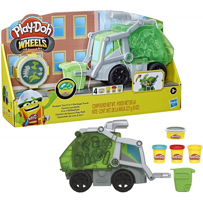 Hasbro F5173 - PlayDoh - Camioncino della Spazzatura