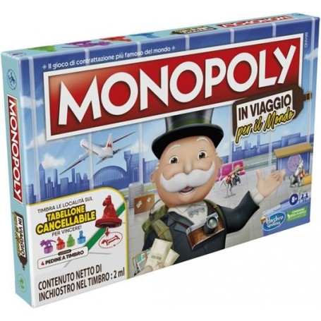 Hasbro F4007 - Monopoly in Viaggio per il Mondo