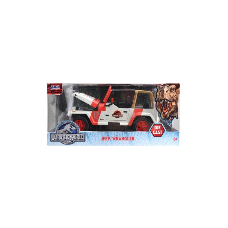 Simba 53005 - Jada - Jeep Wrangler Jurassic World 1992 Scala 1:24