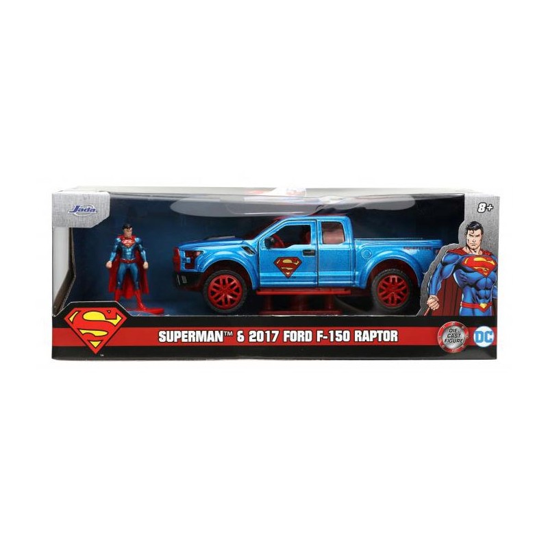 Simba 53013 - Jada - Superman 2017 Ford F-150 Raptor Scala 1:32 con Superman