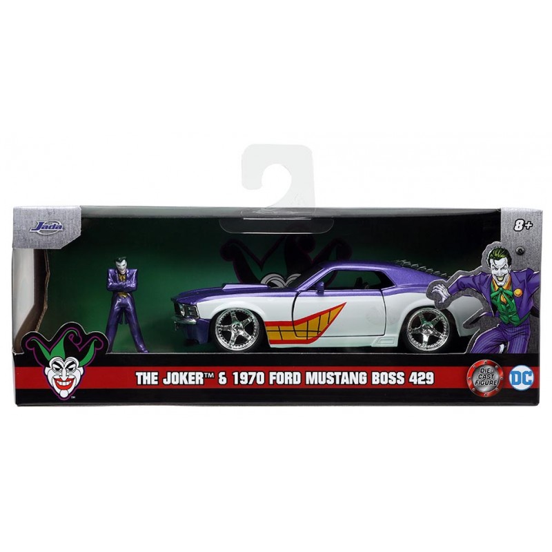 Simba 53004 - Jada - Joker Ford Mustang Scala 1:32 con Personaggio