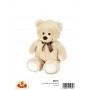 Decar 25231 - Orso Beige 100cm con Fiocco