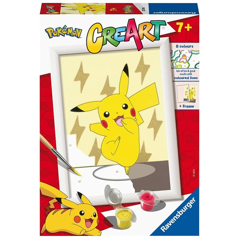 Ravensburger 20241 - Creart Pokemon Pikachu 13 x 18 cm
