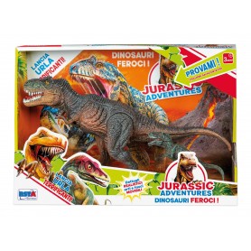 Rstoys 11436 - Playset Jurassic T-Rex Grande con Voce e Cucciolo