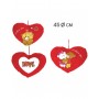 Decar 25104 - Cuscino Cuore 45cm 3 Ass