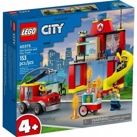 Lego 60375 - City - Caserma dei Pompieri e Autopompa