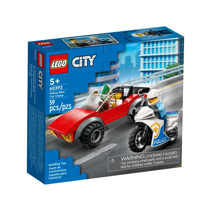Lego 60392 - City - Inseguimento sulla Moto della Polizia