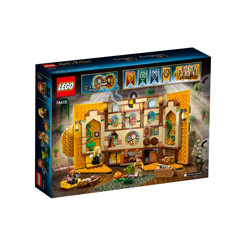 Lego 76412 - Harry Potter - Stendardo della Casa Tassorosso