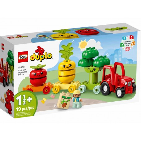 Lego 10982 - Duplo - Il Trattore di Frutta e Verdura
