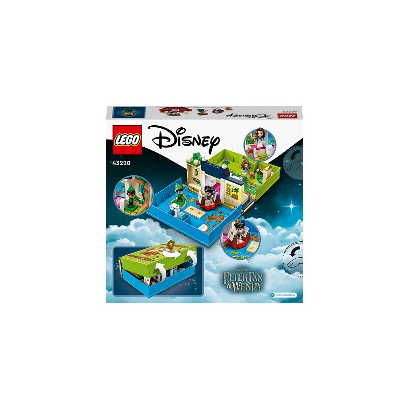 Lego 43220 - Disney - L'avventura Nel Libro delle Fiabe di Peter Pan e Wendy
