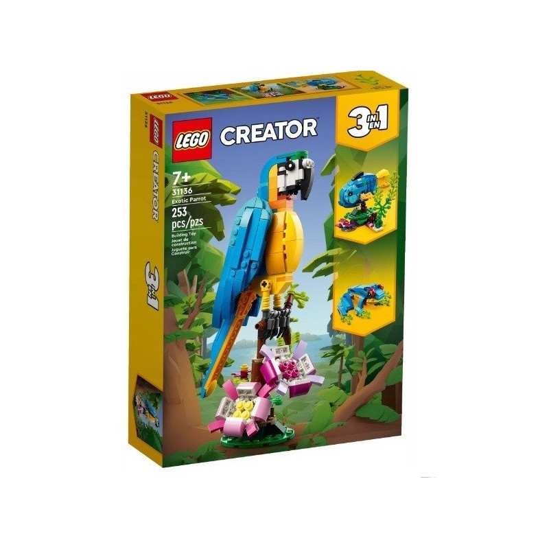 Lego 31136 - Creator - Pappagallo Esotico