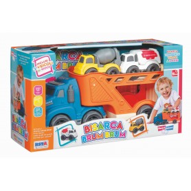 Rstoys 11507 - Primigiochi Bisarca Brum Brum Luci e Suoni con 2 Veicoli