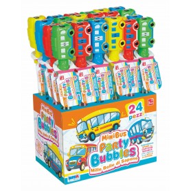 Rstoys 11561 - Spada Bolle Minibus Party Bubble Display 24 pz