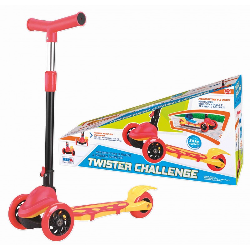 Rstoys 10890 - Monopattino 3 Ruote Twister Challenger 50 Kg