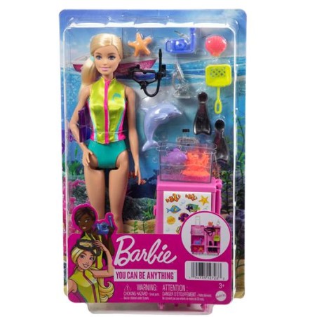 Mattel HMH26 - Barbie - Barbie Biologa Marina