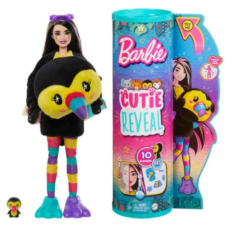 Mattel HKP97 - Barbie - Barbie Cutie Reveal Jungle Ass