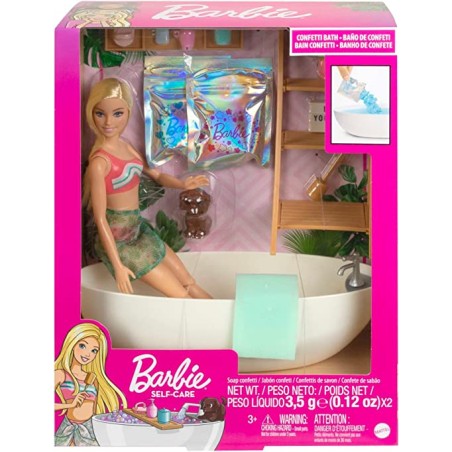 Mattel HKT92 - Barbie - Vasca Relax con Barbie