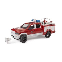 Bruder 2544 - Ram 2500 Power Wagon Pompieri con Luci e Suoni