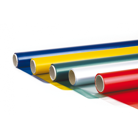 Plast 500 - Rotolo Copri Libri Buccia 5 mt Colori Assortiti